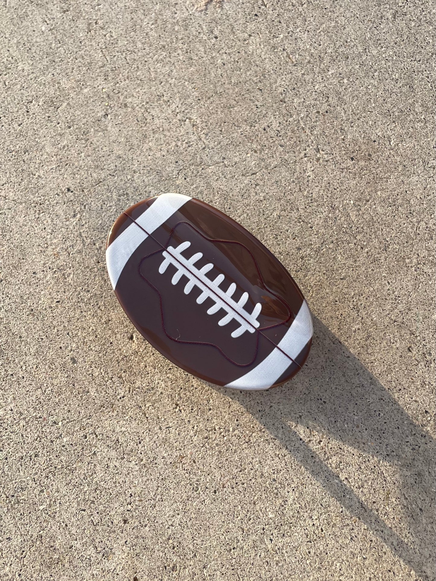 Football Hair Clip
