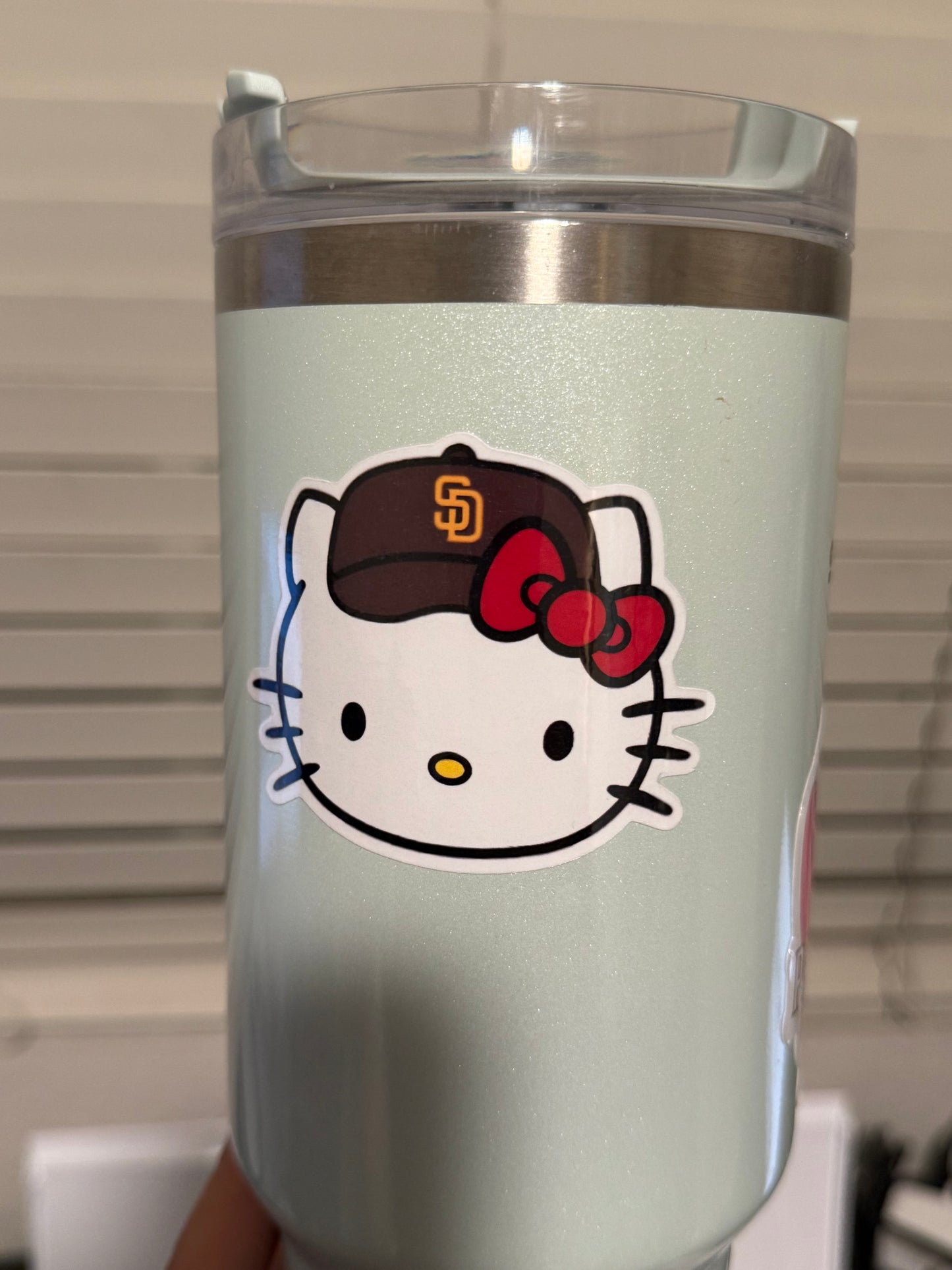 Padres Hello Kitty Sticker