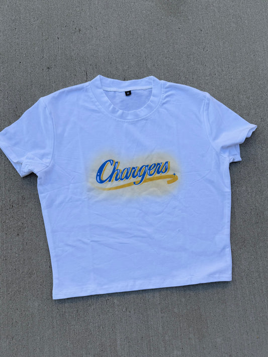 Chargers Airbrush Baby Tee