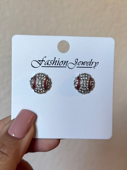 Baseball Earrings