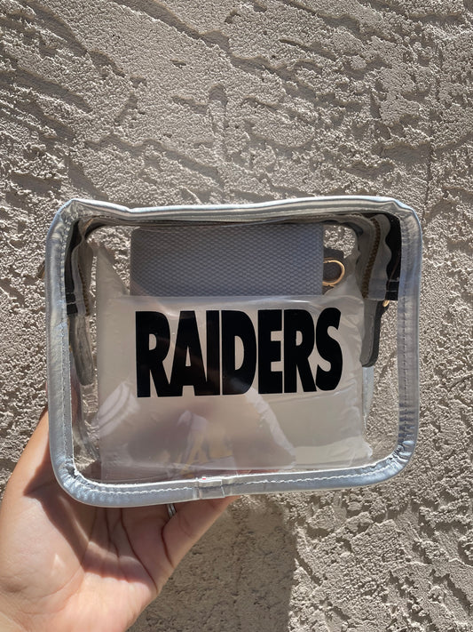 Raiders Silver Crossbody