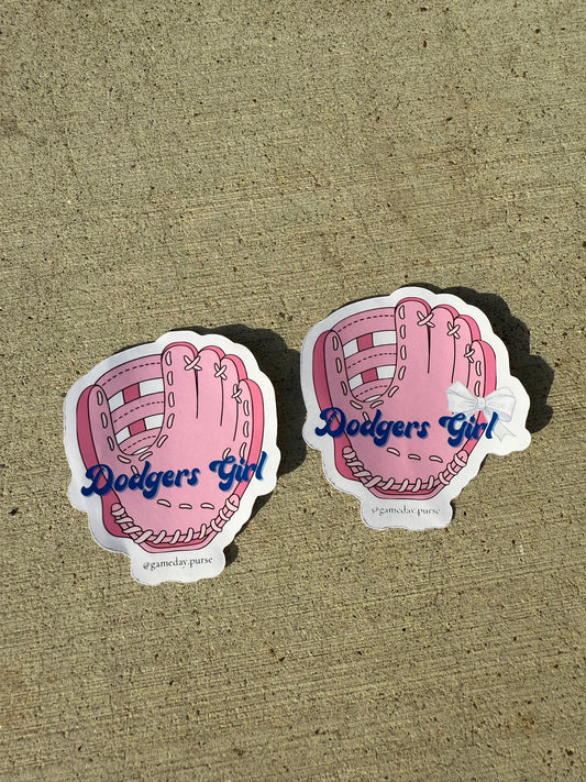 Dodgers Girl Sticker