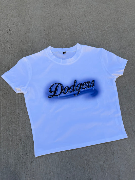 Dodgers Airbrush Baby Tee