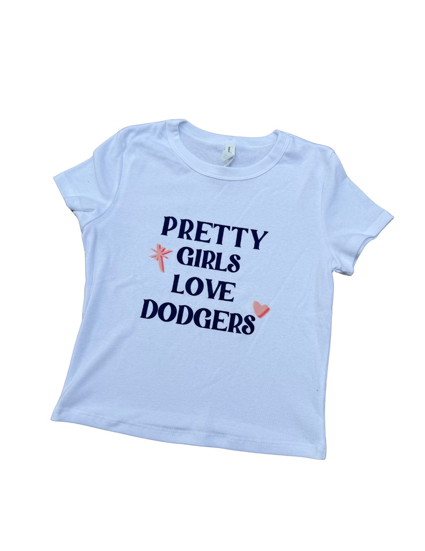 Pretty Girls Love Dodgers Baby Tee