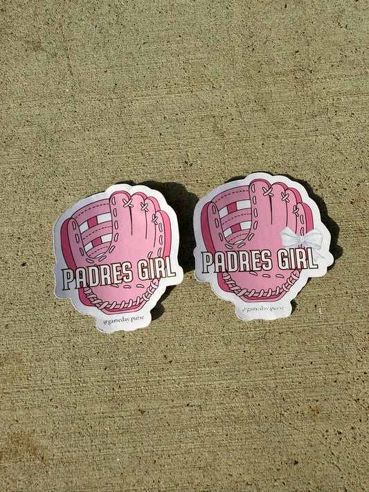 Padres Girl Sticker
