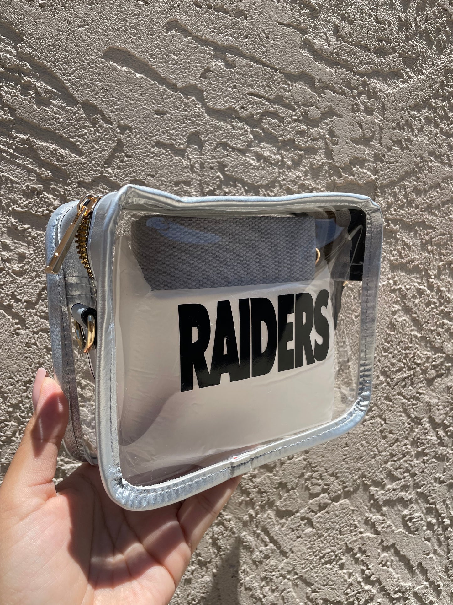 Raiders Silver Crossbody