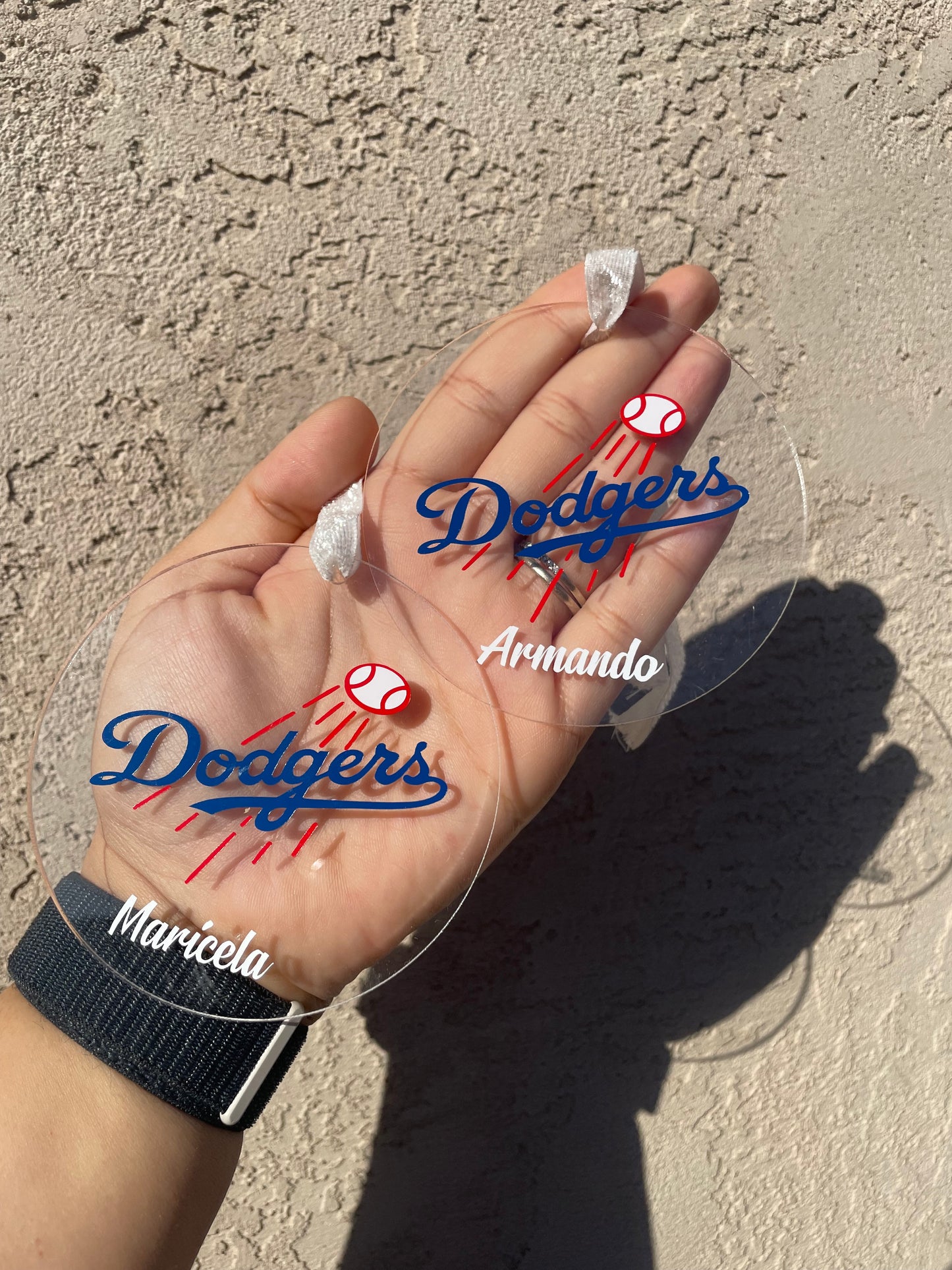 Dodgers Ball Ornament