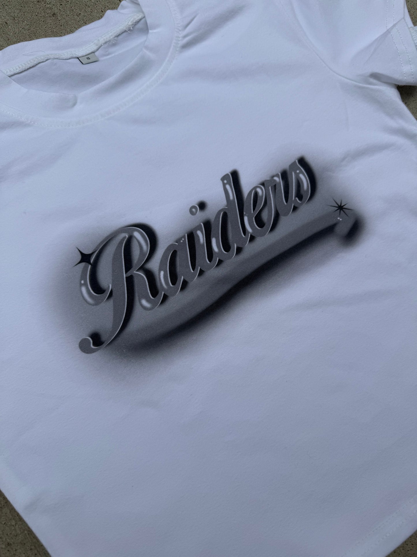 Raiders Airbrush Baby Tee