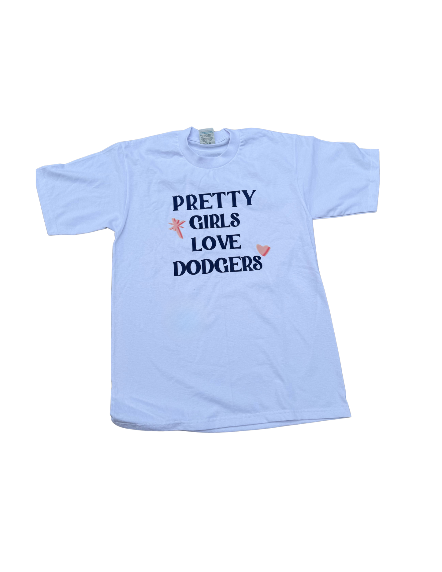 Pretty Girls Love Dodgers Tshirt