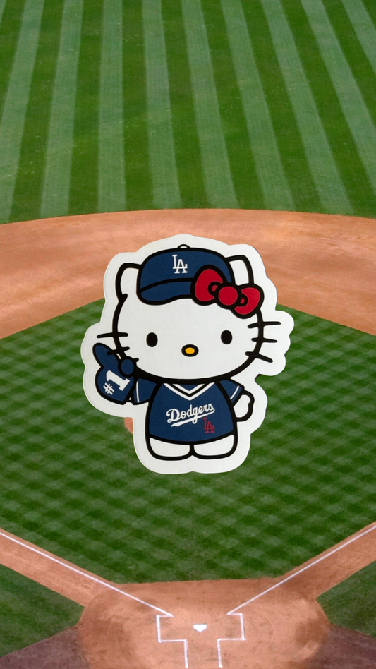 Dodgers Hello Kitty Sticker