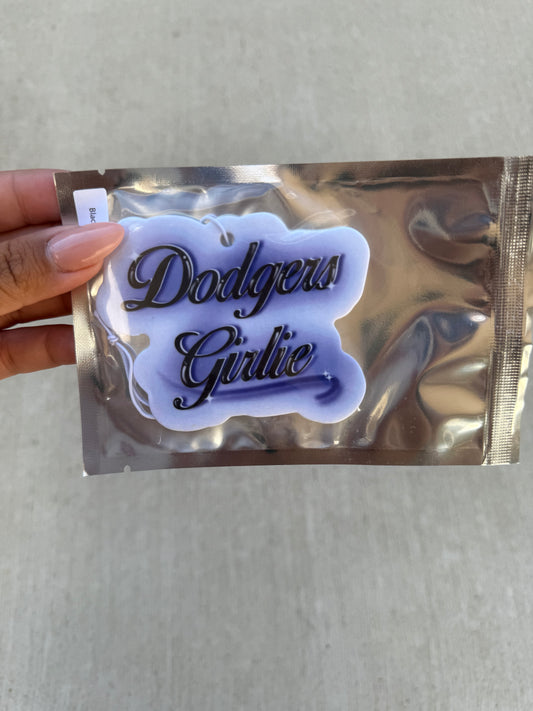 Dodgers Girlie Car Air Freshener