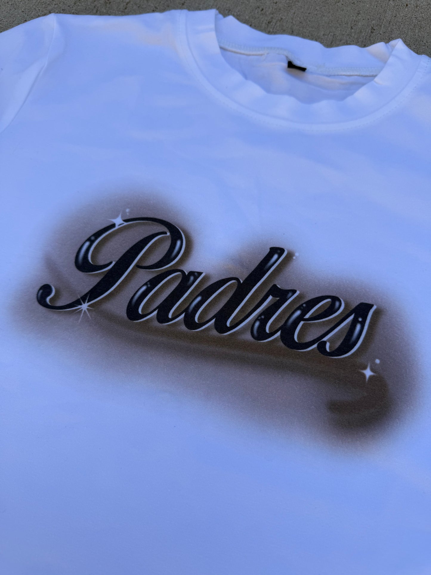 Padres Airbrush Baby Tee
