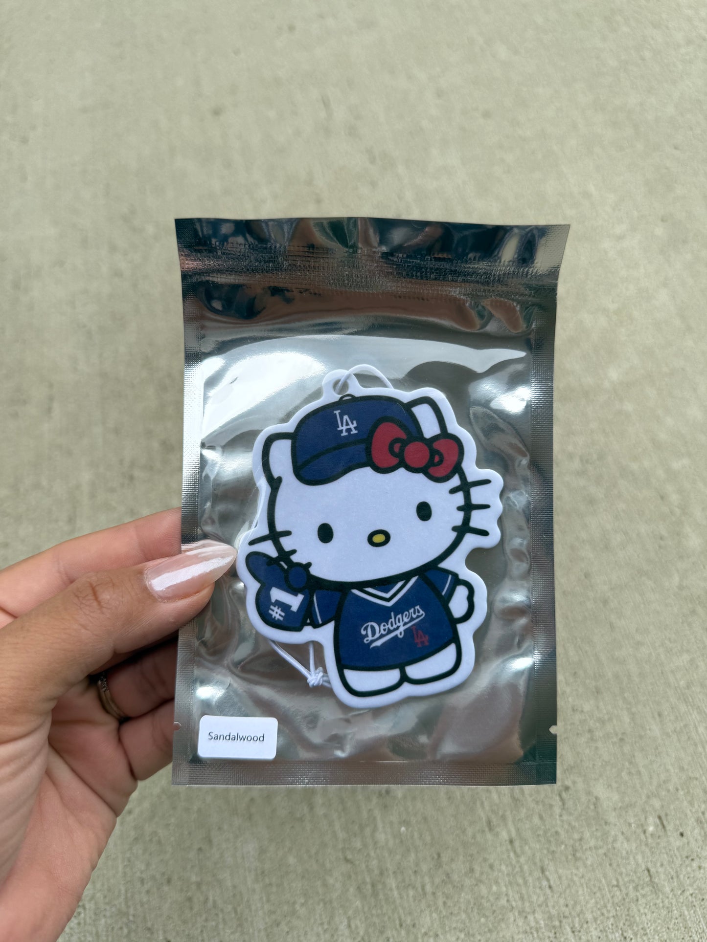 Dodgers Hello Kitty Car Air Freshener