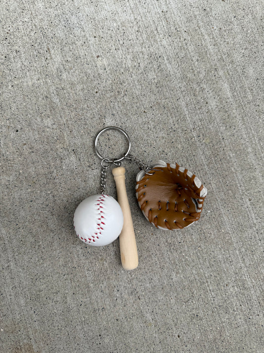 Batter Up Keychain