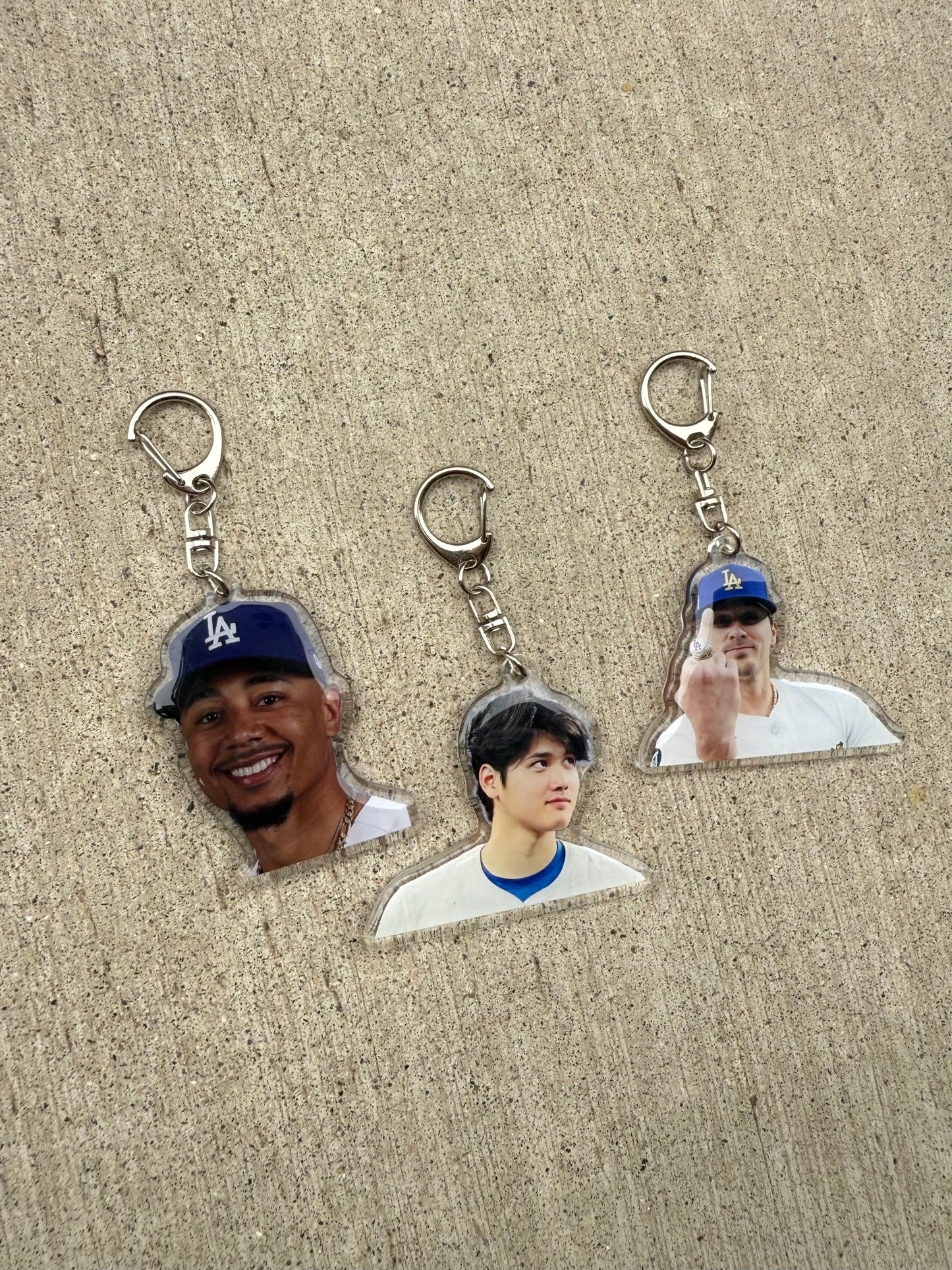 Dodgers Players Keychains