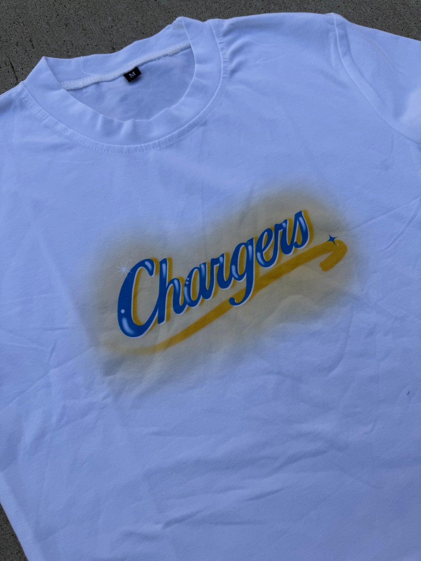 Chargers Airbrush Baby Tee